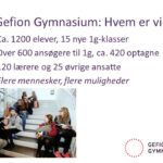 Dias med overskriften: Gefion Gymnasium - hvem er vi?