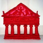 Tempel fra oldtiden lavet i modellervoks