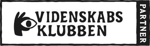 Logo med teksten "Videnskabsklubbenpartner"