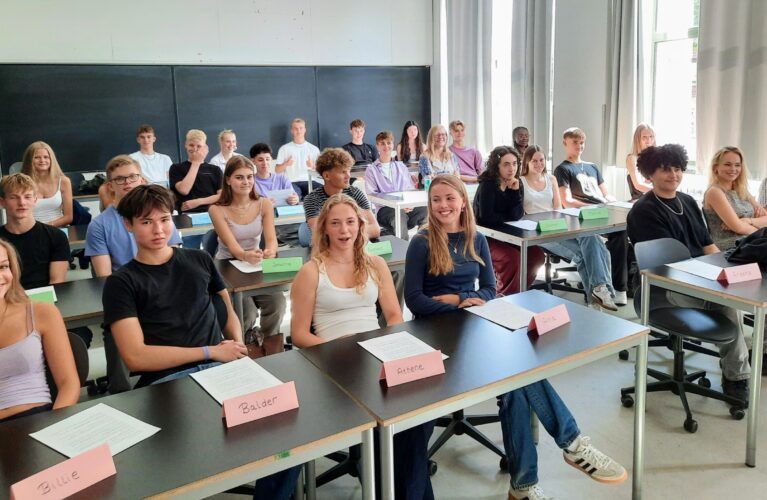 Første skoledag for 1. 2024.