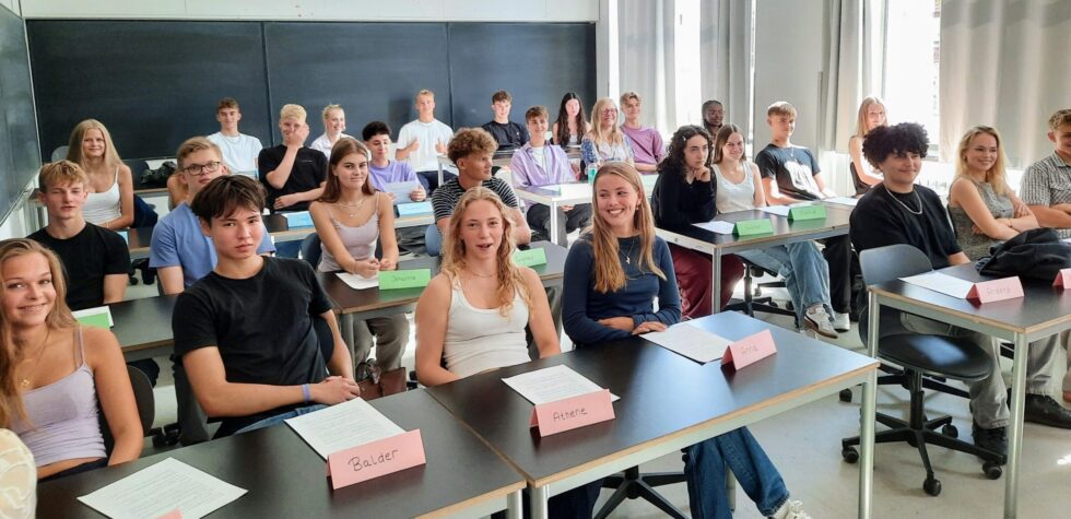 Første skoledag for 1. 2024.